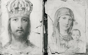 Христос и св. Богородица, рисунки от нач. на 20 в.